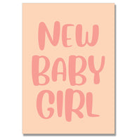New Baby Girl Card